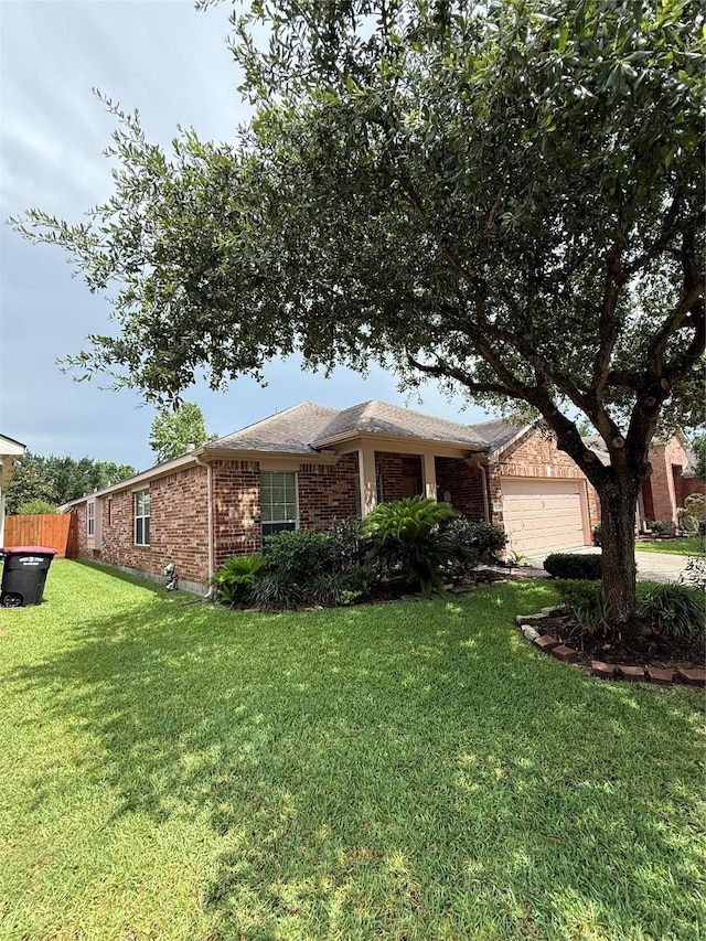 20122 Yellow Canyon Falls Dr, Tomball, TX 77375 - view of front facade featuring brick siding and a garage