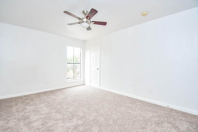 10100 S Gessner Rd Unit 308, Houston, TX 77071 - carpeted spare room featuring baseboards, a ceiling fan, and a smoke detector