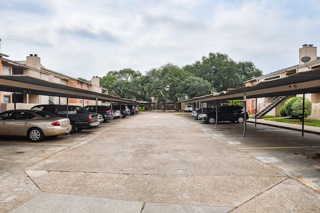 10100 S Gessner Rd Unit 308, Houston, TX 77071 - view of covered parking lot
