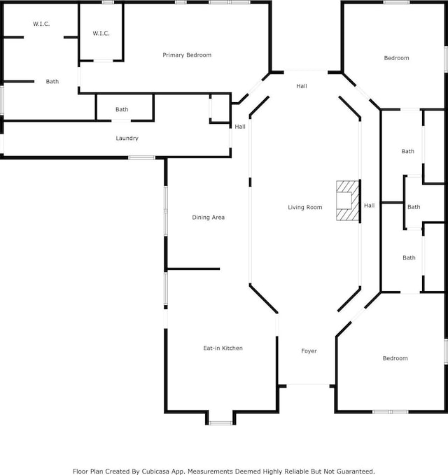 103 Whippoorwill Dr, Livingston, TX 77351 - floor plan / room layout