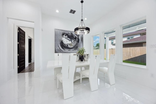 3379 Tampa St, Houston, TX 77021 - dining space with recessed lighting and a chandelier