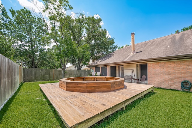 19426 Gladewater Dr, Tomball, TX 77375 - deck featuring a hot tub
