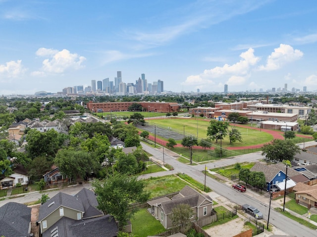 2604 Cochran St, Houston, TX 77009 - bird's eye view of skyline