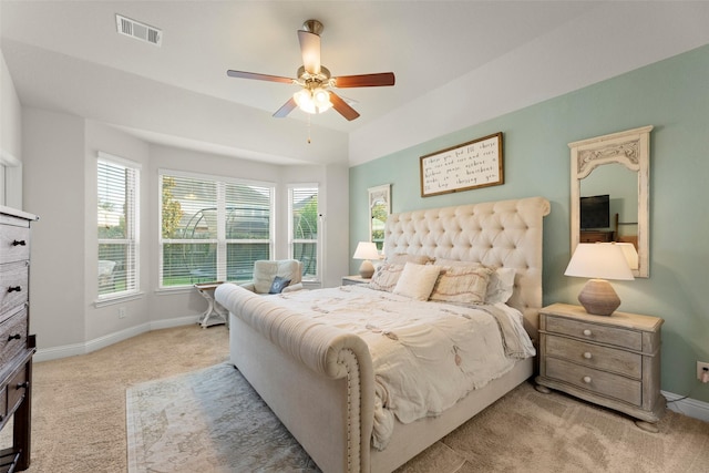 18731 Pilot Knolls Dr, Cypress, TX 77433 - carpeted bedroom featuring baseboards and a ceiling fan