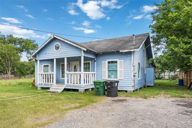 1206 Dewalt St, Houston, TX 77088 - view of front of house with a porch
