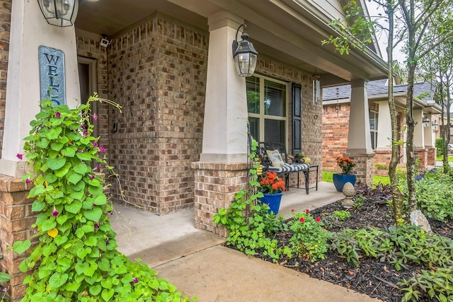 17915 Tall Chestnut St, Cypress, TX 77429 - entrance to property with a porch and brick siding