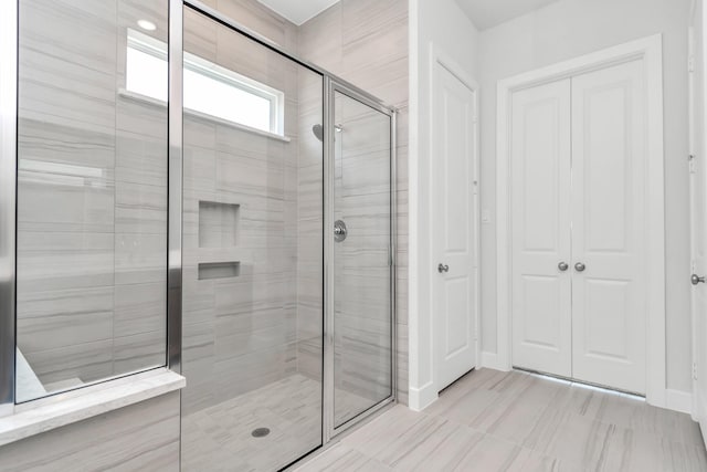 21118 Chelton Beach Dr, Cypress, TX 77433 - bathroom with a shower stall