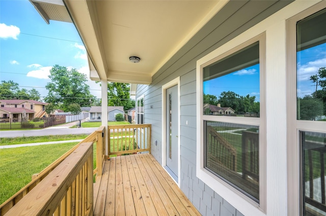 8022 Yoe St, Houston, TX 77078 - porch with a yard and a residential view