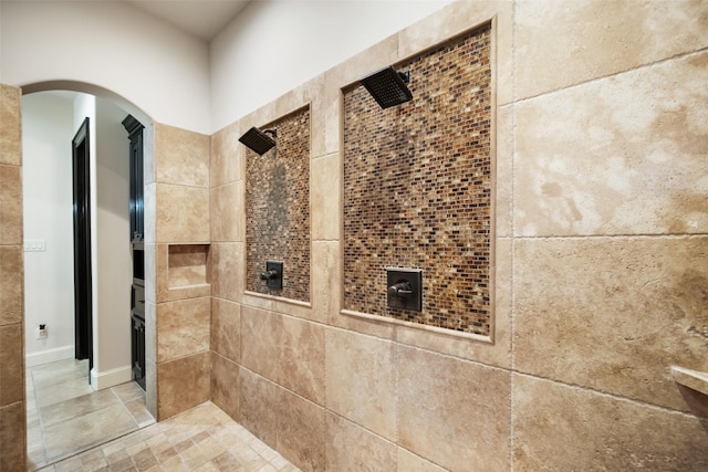 9 Copper Bottom Dr, Tomball, TX 77377 - full bathroom featuring tiled shower