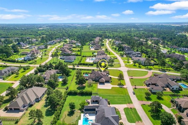 9 Copper Bottom Dr, Tomball, TX 77377 - aerial view of residential area