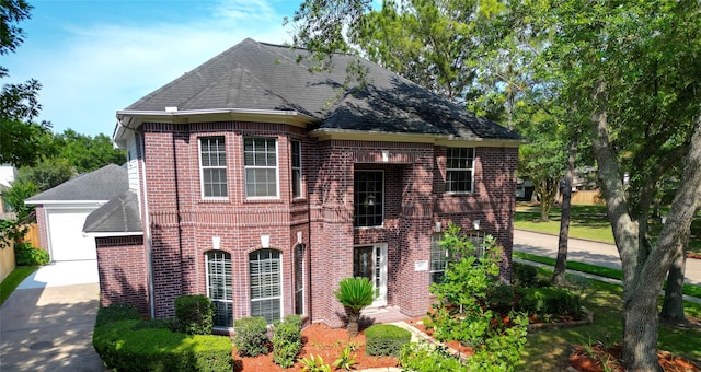 2927 Cambry Crossing Ct, Katy, TX 77494 - view of front facade featuring brick siding and a shingled roof