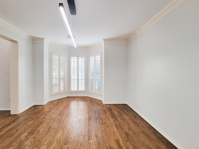 2927 Cambry Crossing Ct, Katy, TX 77494 - unfurnished room featuring wood finished floors, baseboards, and crown molding