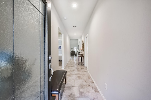 21579 Spear Valley Ln, Porter, TX 77365 - corridor with baseboards and recessed lighting