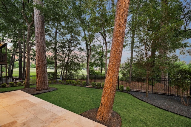 183 Timber Mill St, The Woodlands, TX 77380 - view of yard featuring a patio area