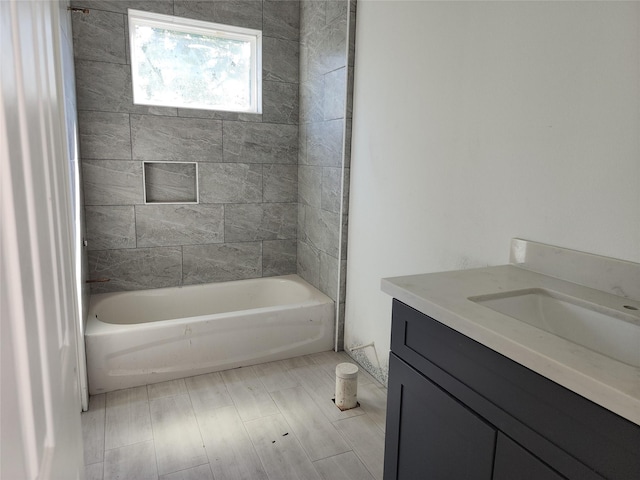 8208/8210 Knox St, Houston, TX 77088 - bathroom featuring vanity and shower / washtub combination
