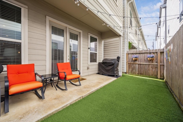 3715 Oakroc Grv, Houston, TX 77018 - view of patio featuring area for grilling