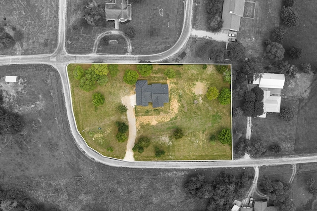7332 Kurt Dr, Brenham, TX 77833 - aerial view of property's location with property boundaries highlighted