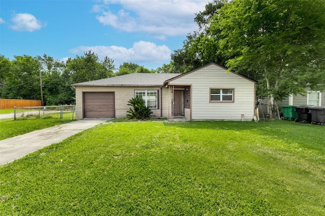 10601 Murr Way, Houston, TX 77048 - view of front of home with concrete driveway and an attached garage