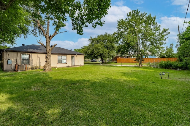 10601 Murr Way, Houston, TX 77048 - view of yard featuring central air condition unit