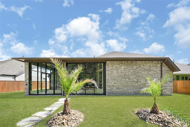 19236 Yellow Chestnut Ln, New Caney, TX 77357 - back of property with brick siding