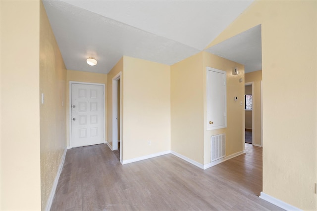 14118 Magnolia Springs Dr, Houston, TX 77066 - corridor with wood finished floors and baseboards
