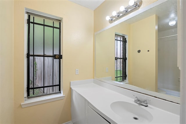 14118 Magnolia Springs Dr, Houston, TX 77066 - full bathroom featuring vanity and a shower