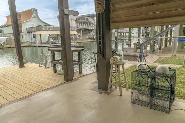 22113 Matagorda Dr, Galveston, TX 77554 - dock area with a water view