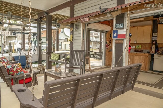 22113 Matagorda Dr, Galveston, TX 77554 - view of patio