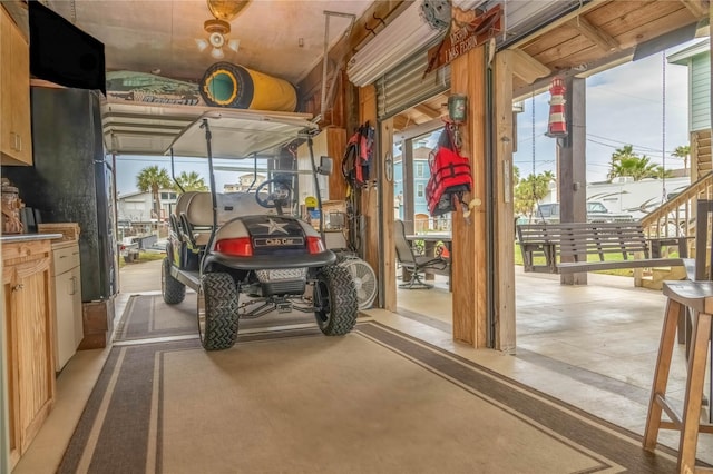 22113 Matagorda Dr, Galveston, TX 77554 - view of garage