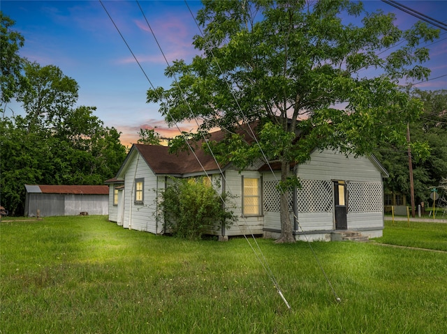3200 Moore Ave, Bay City, TX 77414 - view of front of home with a front lawn