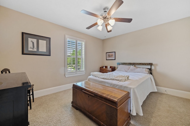14418 Brushy Arbor Ln, Humble, TX 77396 - carpeted bedroom with baseboards and ceiling fan