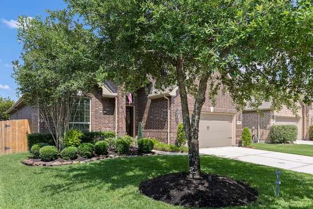 24119 Blue Crest Dr, Porter, TX 77365 - view of front of property with brick siding and concrete driveway