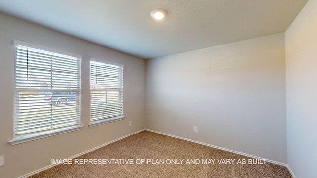 12512 Tarres Ct, Lorena, TX 76655 - empty room featuring carpet floors and baseboards