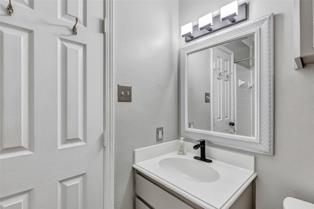 19011 Sandia Pines Dr, Humble, TX 77346 - bathroom with vanity and toilet