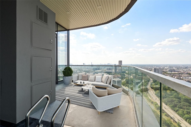 1711 Allen Pkwy Unit 3401, Houston, TX 77019 - balcony with a sunroom