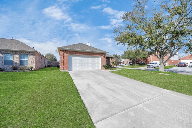 2202 Donrel Way, Houston, TX 77067 - view of front of house with driveway, an attached garage, and brick siding