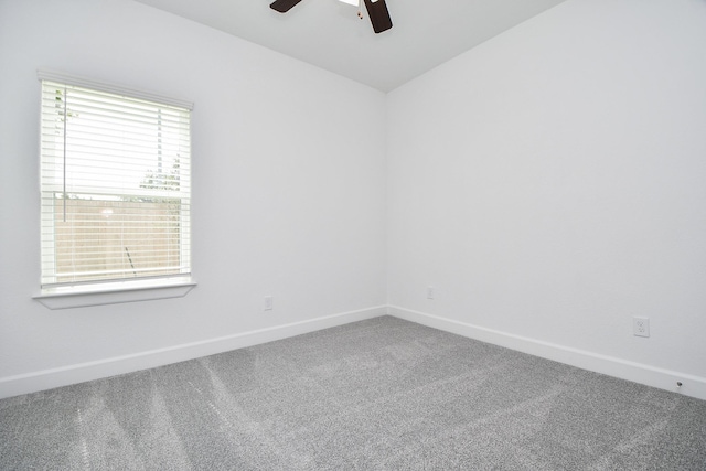 6607 Apollo, Houston, TX 77091 - unfurnished room featuring carpet flooring, ceiling fan, and baseboards