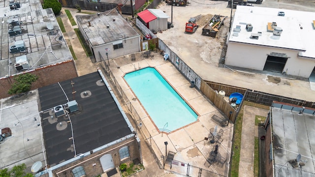 1405 Shadowdale Dr Unit 73, Houston, TX 77043 - aerial view of a pool area