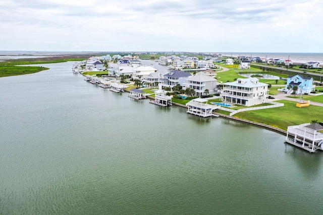 4115 Sand Hill Ct, Galveston, TX 77554 - bird's eye view of a nearby body of water