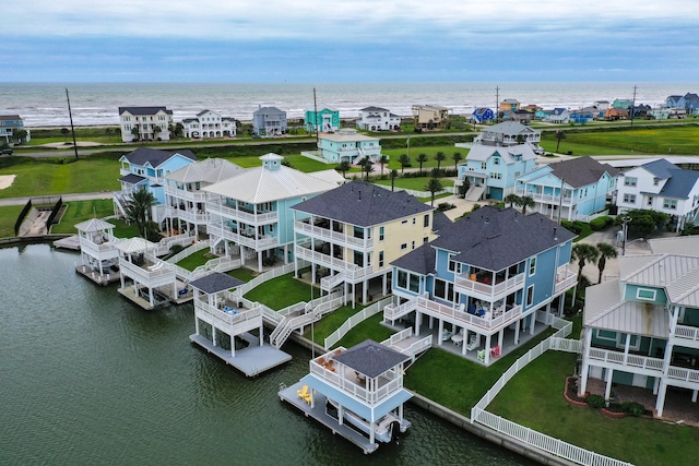 4115 Sand Hill Ct, Galveston, TX 77554 - bird's eye view of a large body of water