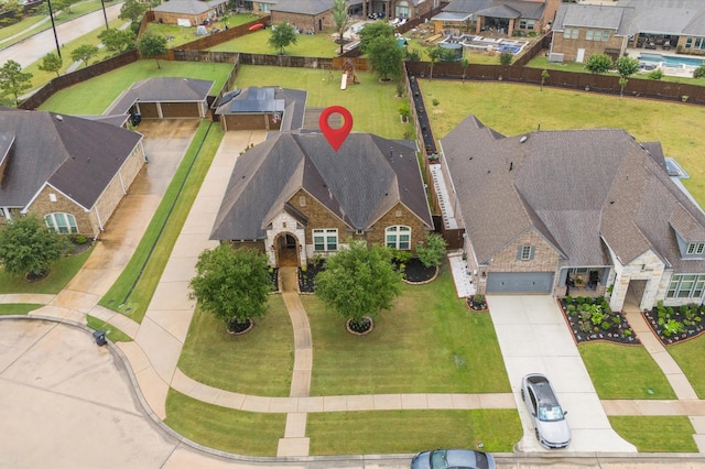 10110 Da Vinci Ct, Iowa Colony, TX 77583 - aerial perspective of suburban area