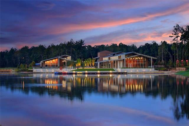 17333 July Moon Ln, Conroe, TX 77302 - water view featuring a forest