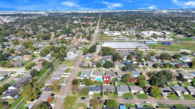 1110 E Brown Ln, Deer Park, TX 77536 - aerial view of property's location featuring nearby suburban area