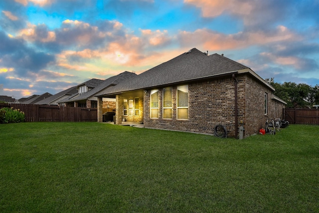2800 Spencer Ct, Pearland, TX 77089 - back of property with brick siding and a shingled roof