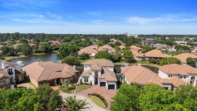 91 Lake Sterling Gate Dr, Spring, TX 77379 - aerial perspective of suburban area featuring a nearby body of water