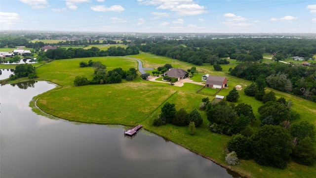 17265 Fm 2154, College Station, TX 77845 - bird's eye view of a large body of water and a tree filled landscape