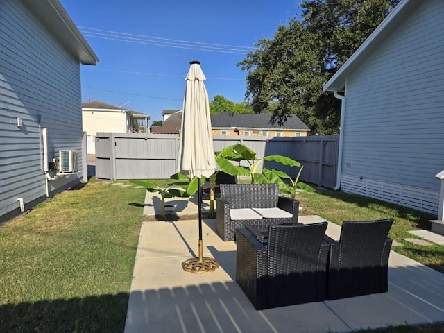1513 47th St, Galveston, TX 77551 - view of patio / terrace with cooling unit