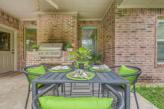 2707 Colony Creek Dr, Bryan, TX 77808 - view of patio / terrace featuring outdoor dining space