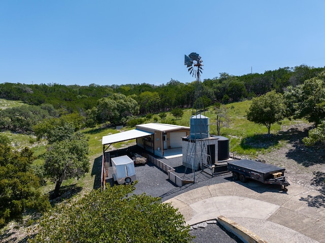 22 Indian Creek Loop, Kerrville, TX 78028 - view from above of property featuring a heavily wooded area
