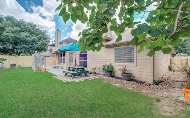 3359 Tenaha Dr, Houston, TX 77014 - view of yard featuring a patio